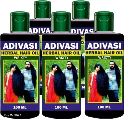 Adivasi Ayurvedic Hair Oil-100 Ml Each, Pack Of 5-thumb0