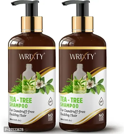 Tea Tree Anti Dandruff Shampoo -300 Ml Each, Pack Of 2-thumb0