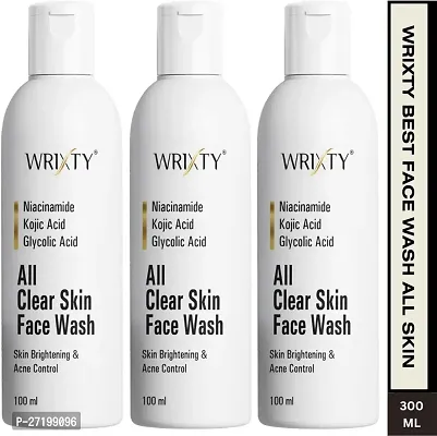 Wrixty Pack Of 3 Woodoo Facewash, 300ml-thumb0