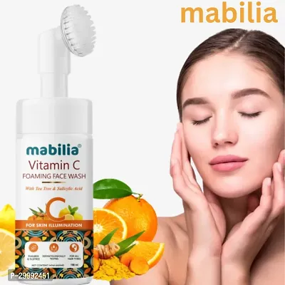 Vitamin C Foaming | Built-In Brush | For Brighter Skin Face Wash