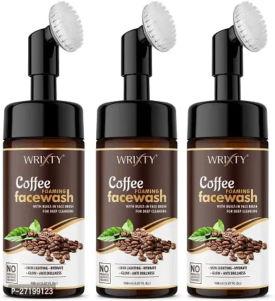 Wrixty Coffe Facewash, 450ml, Pack Of 3-thumb0