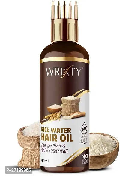 Rice Water Hair Oil Strengthen, Protect, And Grow Your Hair, 60ml