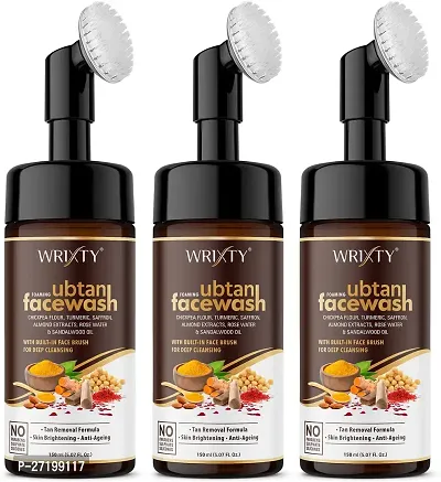 Wrixty Ubatan Facewash, 450ml, Pack Of 3-thumb0