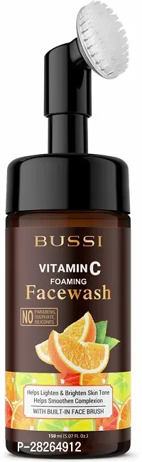 Premium Vitamin C Foaming With Built-In Deep Cleansing Brush Rich In Anti-Oxidants Face Wash-thumb0