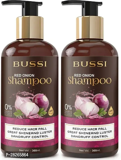 Red Onion And Black Seed Hair Shampoo With Red Onion Oil, Argan Oil, Jojba Oil , Almond Oil Pack Of 2