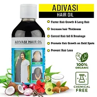 Adivasi hair oil original pure ayurvedic adivasi herbal hair oil for strong and healthy hair growth and hair fall control for women and men-thumb2