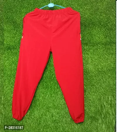 Lycra Men's Trouser Red Color