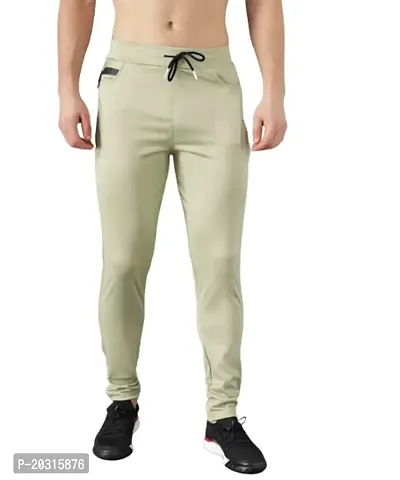 Lycra Men's Trouser Pistal Green Color-thumb0