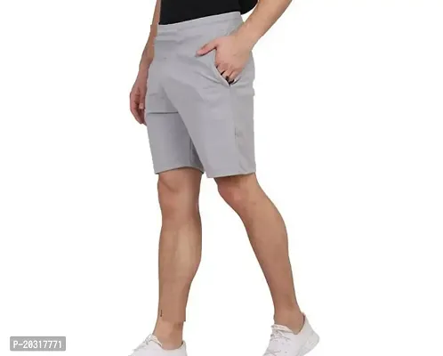 Lycra Men's Shorts Light Grey