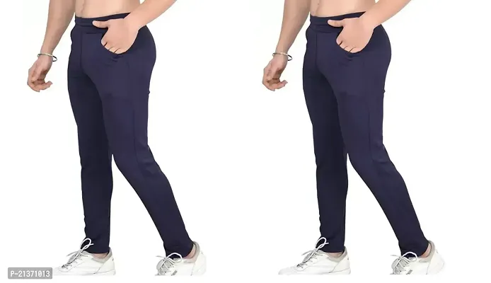 Men's Blue Track Pant D Pocket (pack of 2)-thumb0