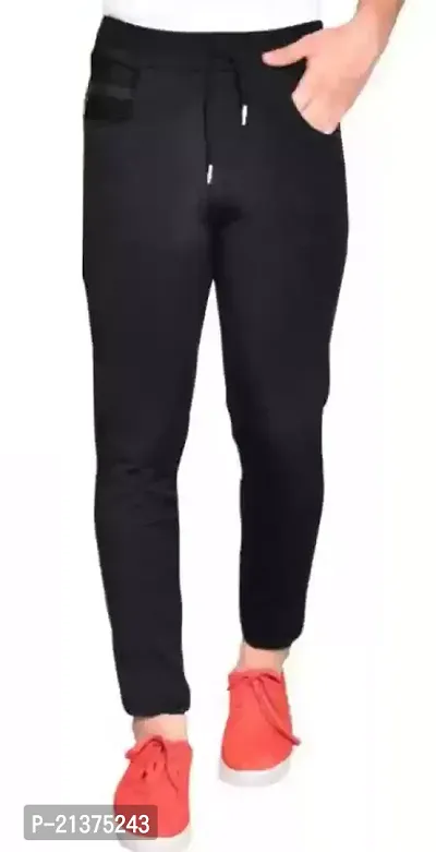 Men's Black Track Pant-thumb0