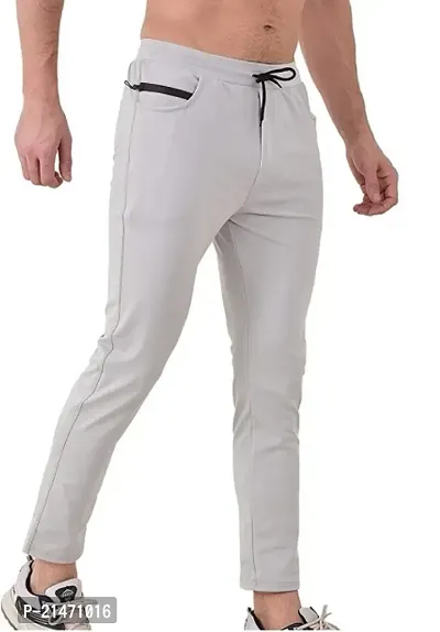 Light Grey Track Pant for Men's-thumb0