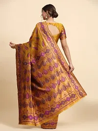 Classic Silk Blend Saree with Blouse piece-thumb4