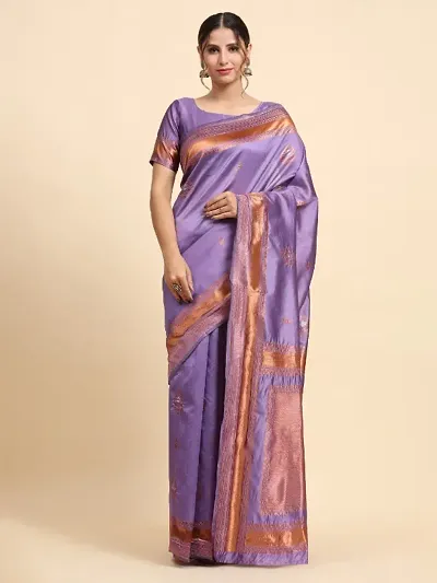 Classic Organza Saree with Blouse piece for Women