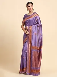 Classic Silk Blend Saree with Blouse piece-thumb1