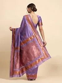 Classic Silk Blend Saree with Blouse piece-thumb4