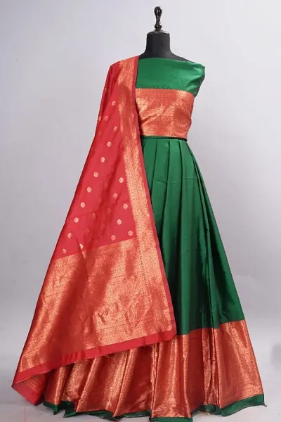 Attractive Banarasi Silk Lehengas For Women