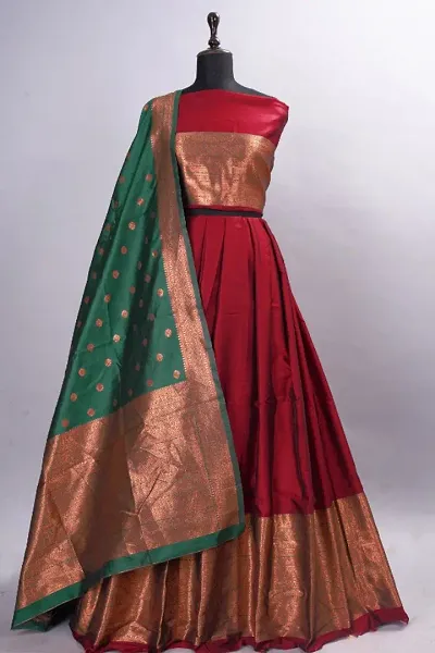 Attractive Banarasi  Silk Lehenags For Women