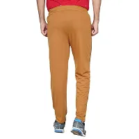 TRUE KNITMAN Regular Fit Track Pants with Both Side Zipper Pockets (Pack of 2)(Black-Mustard)(Size-36)-thumb3