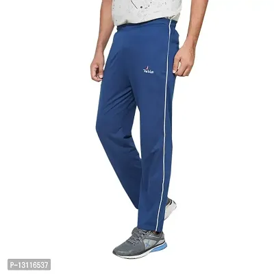 True KINTMAN Regular Fit Plain Cotton Pyjama Trackpants for Man's with Both Side Zipper Pockets-thumb2