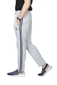 Men Multicoloured Cotton Solid Regular Track Pant-thumb1