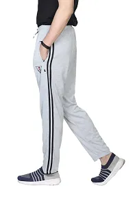 Multicoloured Cotton Solid Combo Trackpants For Men Pack of 2-thumb2