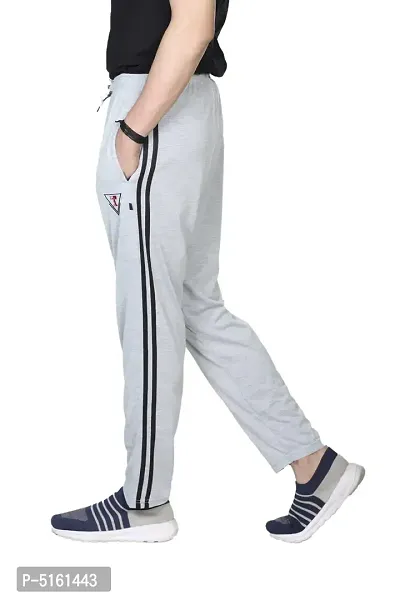Multicoloured Cotton Solid Combo Trackpants For Men Pack of 2-thumb3