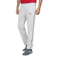 Multicoloured Cotton Solid Combo Trackpants For Men Pack of 2-thumb1