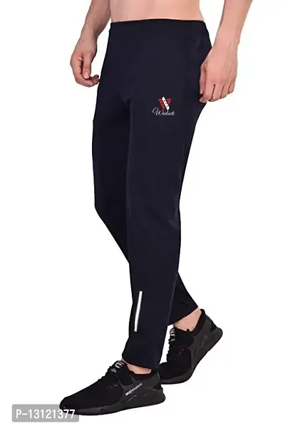 WALAITI Drifit Lycra Trackpants | Trackpants for Men | Sportswear for Boys | Drifit Lycra Pyjama, Joggers, Lowers with Both Side Zipper Pockets-thumb0