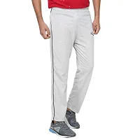 True KINTMAN Regular Fit Plain Cotton Pyjama Trackpants for Man's with Both Side Zipper Pockets(SPL_Gry_DGRY_26)-thumb1