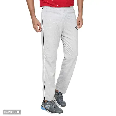 True KINTMAN Regular Fit Plain Cotton Pyjama Trackpants for Man's with Both Side Zipper Pockets(SPL_Gry_DGRY_26)-thumb2