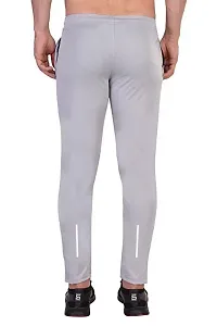 WALAITI Drifit Lycra Trackpants | Trackpants for Men | Sportswear for Boys | Drifit Lycra Pyjama, Joggers, Lowers with Both Side Zipper Pockets (XL, Grey Dark Grey)-thumb3