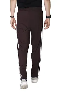 TRUE KNITMAN Regular Fit Plain Cotton Pyjama Trackpants for Man's with Both Side Zipper Pockets  (Double Bone_Pack of 1)-thumb3