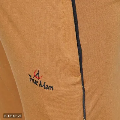 True Man Man's Cotton Slim fit Track Pants. (Packof 2)-thumb5