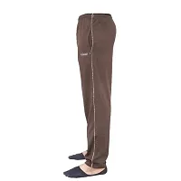 TRUE KNITMAN Regular Fit Track Pants with Both Side Zipper Pockets (Pack of 2)(Brown-Grey)(Size-32)-thumb3