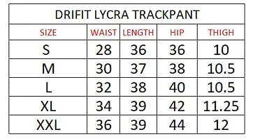 WALAITI Drifit Lycra Trackpants | Trackpants for Men | Sportswear for Boys | Drifit Lycra Pyjama, Joggers, Lowers with Both Side Zipper Pockets (XL, Grey Dark Grey)-thumb4