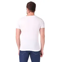 True KNITMEN Printed Round Neck & Half Sleeve Customized/Dry-Fit/T-Shirt for Men/Women T-Shirts (Pack of 1) &(NGU_Wht_XXL)-thumb2