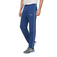 True KNITMAN Cotton Hosiery Trackpant | Joggers, Lowers for Men | Gym Workout Track Pant | Casual Pajama for Men | Light Blue  Navy Blue (Combo of 2)-thumb1