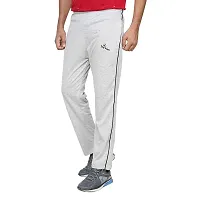 True KINTMAN Regular Fit Pure Cotton Track Pants for Man's with Both Side Deep Zipper Pockets-thumb1