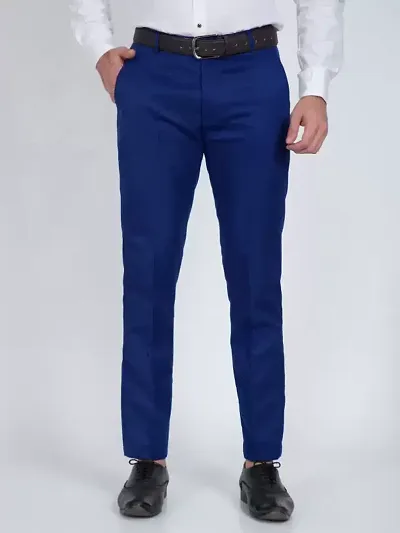 Stylish Cotton Blend Formal Trousers 