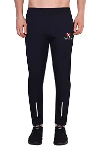 WALAITI Drifit Lycra Trackpants | Trackpants for Men | Sportswear for Boys | Drifit Lycra Pyjama, Joggers, Lowers with Both Side Zipper Pockets-thumb1