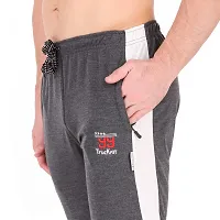 True KINTMAN Regular Fit Plain Cotton Pyjama Trackpants for Man's with Both Side Zipper Pockets (Pack of 2)-thumb3