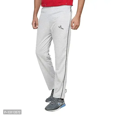 True Man Cotton Hosiery Trackpant Grey-thumb2