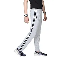 True KINTMAN Regular Fit Plain Cotton Pyjama Trackpants for Man's with Both Side Zipper Pockets-thumb1
