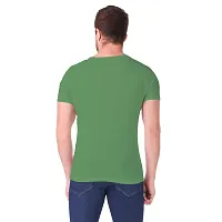 True KNITMEN Printed Round Neck & Half Sleeve Customized/Dry-Fit/T-Shirt for Men/Women T-Shirts (Pack of 1) &(RBS_Grn_XXL) Green-thumb2