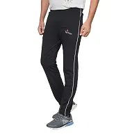 True Man Cotton Hosiery Trackpant Black-thumb1