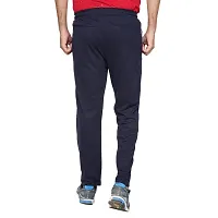 TRUE KNITMAN Regular Fit Plain Cotton Pyjama Trackpants for Man's with Both Side Zipper Pockets & (SB_NVY BLU_28)-thumb2