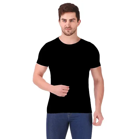 Stylish Cotton Round Neck T-Shirt For Men