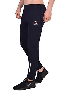 Stylish Cotton Lycra Streachable Regular Track Pants For Men-thumb1