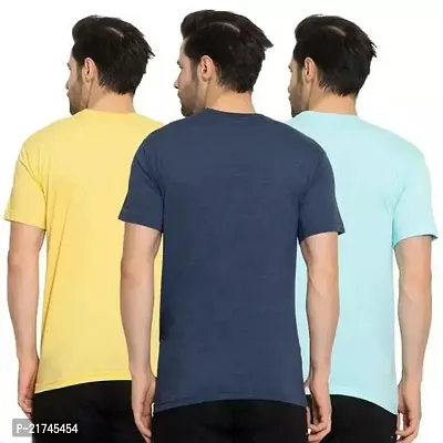 Men Cotton Lycra Printed T-Shirts-thumb4